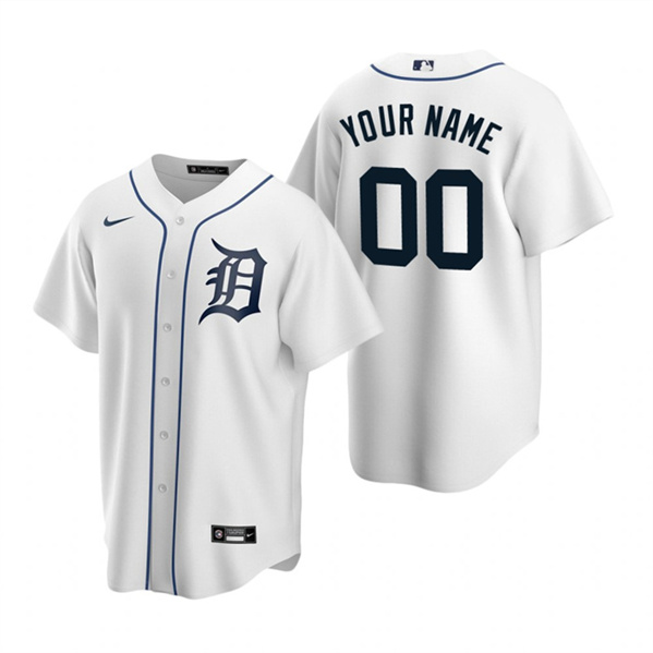 Youth Detroit Tigers Active Player Custom White Cool Base Stitched Baseball Jersey