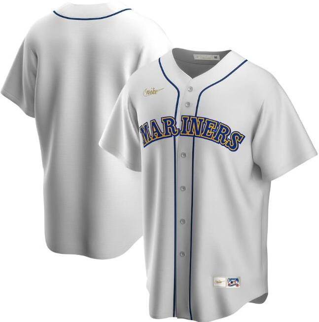 Men's Seattle Mariners Grey Cool Stitched MLB Jersey