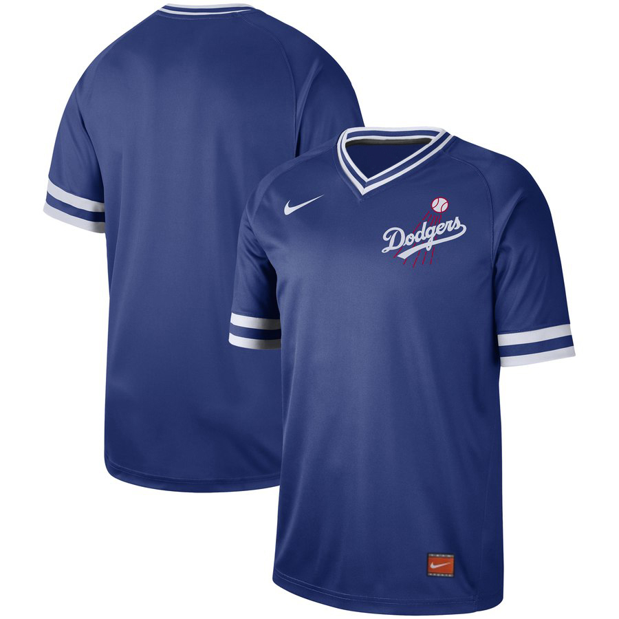 Men's Los Angeles Dodgers Blank Blue Cooperstown Collection Legend Stitched MLB Jersey