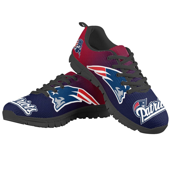 Women's NFL New England Patriots Lightweight Running Shoes 006