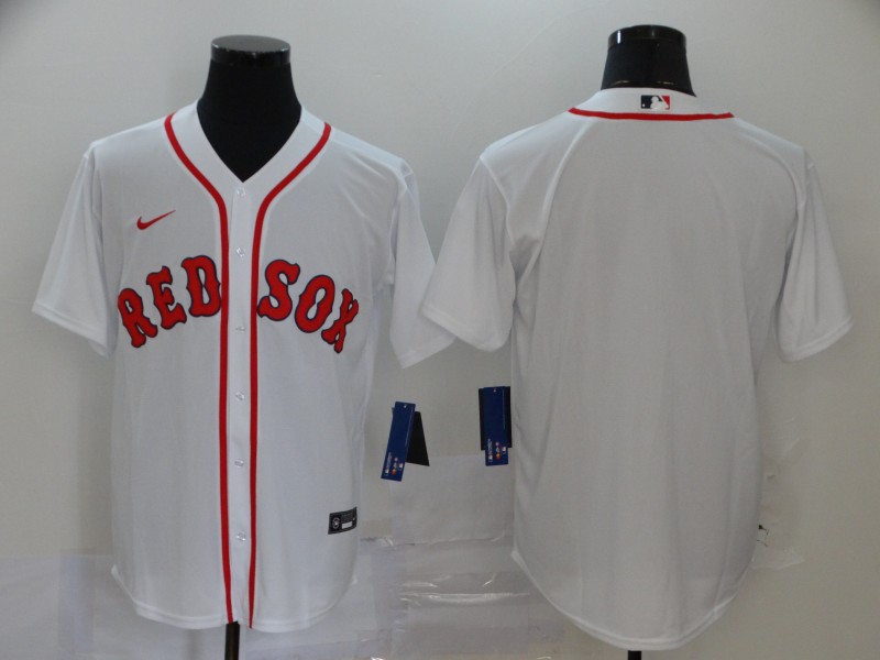 Men's Boston Red Sox White Cool Base Stitched MLB Jersey