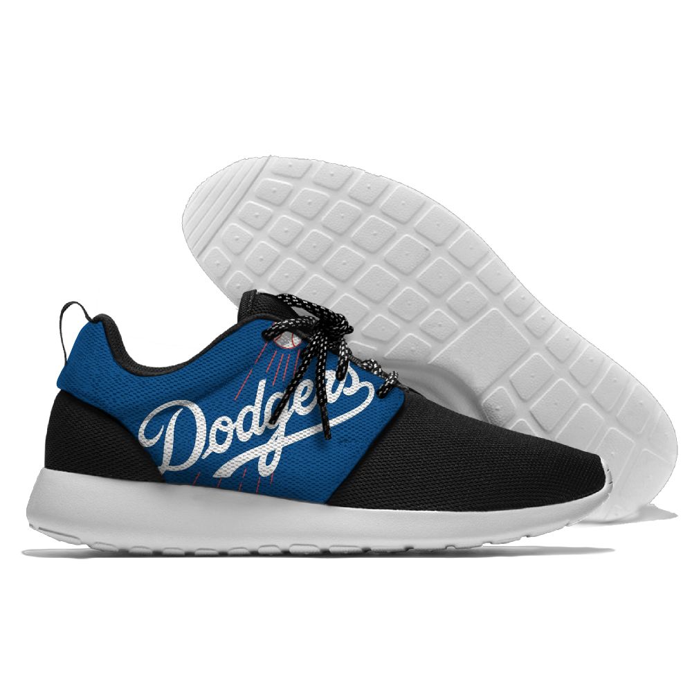Men's Los Angeles Dodgers Roshe Style Lightweight Running MLB Shoes 002