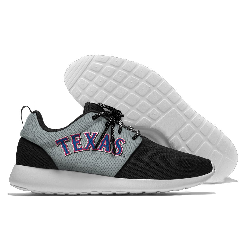 Women's Texas Rangers Roshe Style Lightweight Running MLB Shoes 002