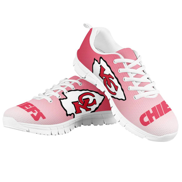 Women's NFL Kansas City Chiefs Lightweight Running Shoes 007