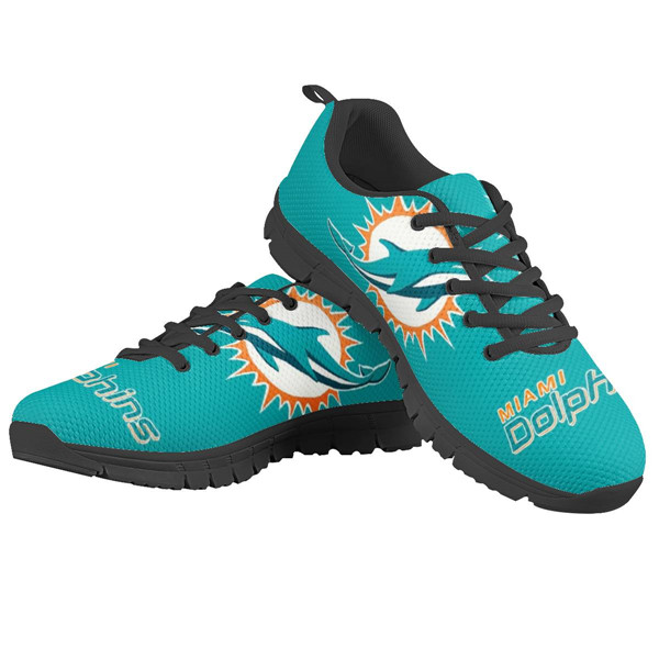 Women's NFL Miami Dolphins Lightweight Running Shoes 003