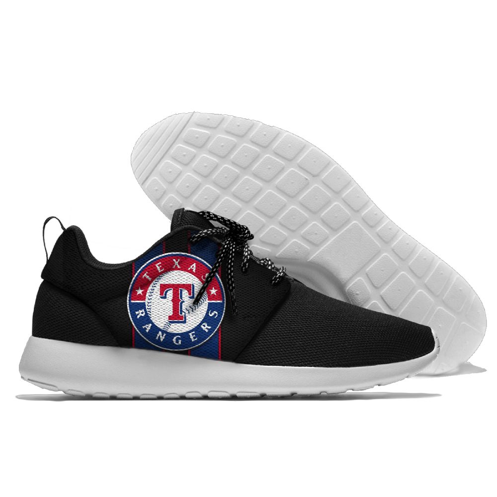 Women's Texas Rangers Roshe Style Lightweight Running MLB Shoes 003