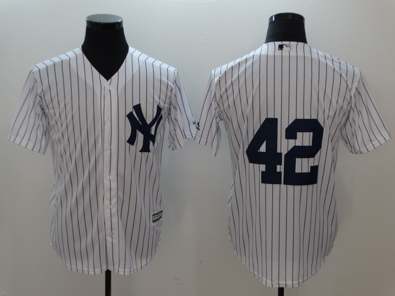 Men's New York Yankees #42 Mariano Rivera White Cool Base Stitched MLB Jersey