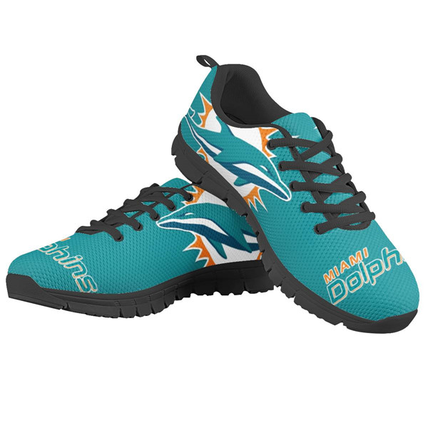 Women's NFL Miami Dolphins Lightweight Running Shoes 005
