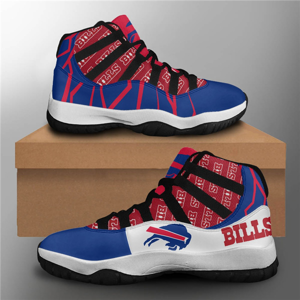 Men's Buffalo Bills Air Jordan 11 Sneakers 001