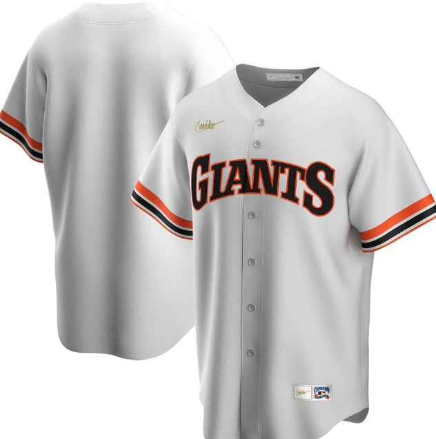 Men's San Francisco Giants Blank White Cool Base Stitched MLB Jersey