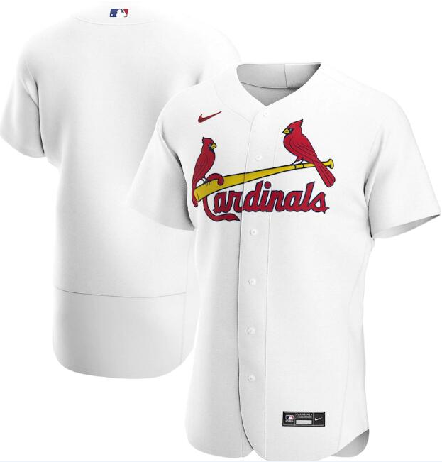 Men's St. Louis Cardinals White Flex Base Stitched MLB Jersey