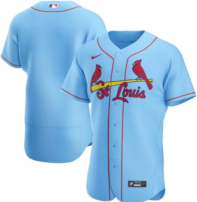Men's St. Louis Cardinals Blue Flex Base Stitched MLB Jersey