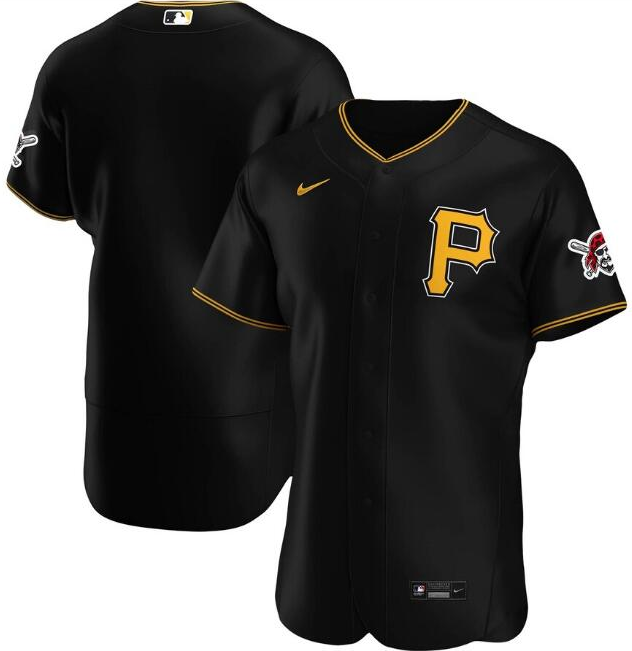 Men's Pittsburgh Pirates Black Flex Base Stitched MLB Jersey