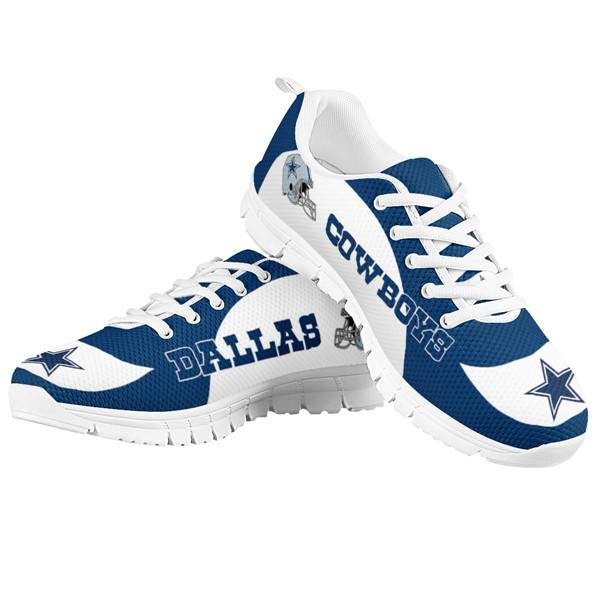 Women's NFL Dallas Cowboys Lightweight Running Shoes 054