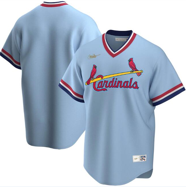 Men's St. Louis Cardinals 2020 New Blue Cool Base Stitched MLB Jersey