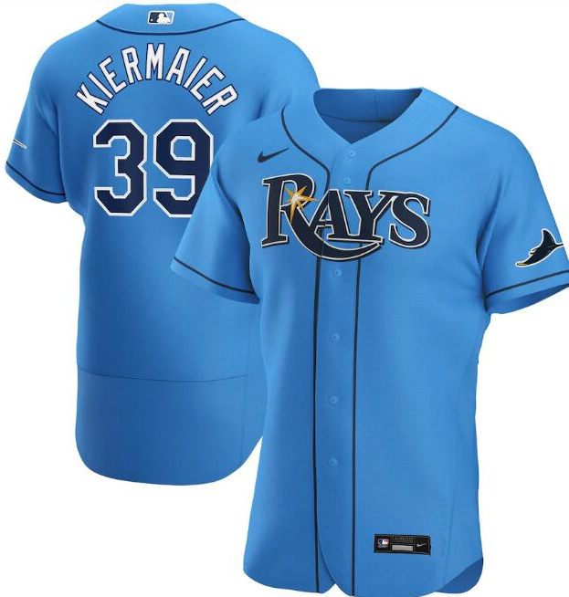 Men's Tampa Bay Rays Blue #39 Kevin Kiermaier Flex Base Stitched MLB Jersey