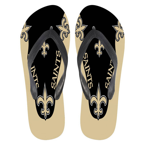 All Sizes New Orleans Saints Flip Flops 001