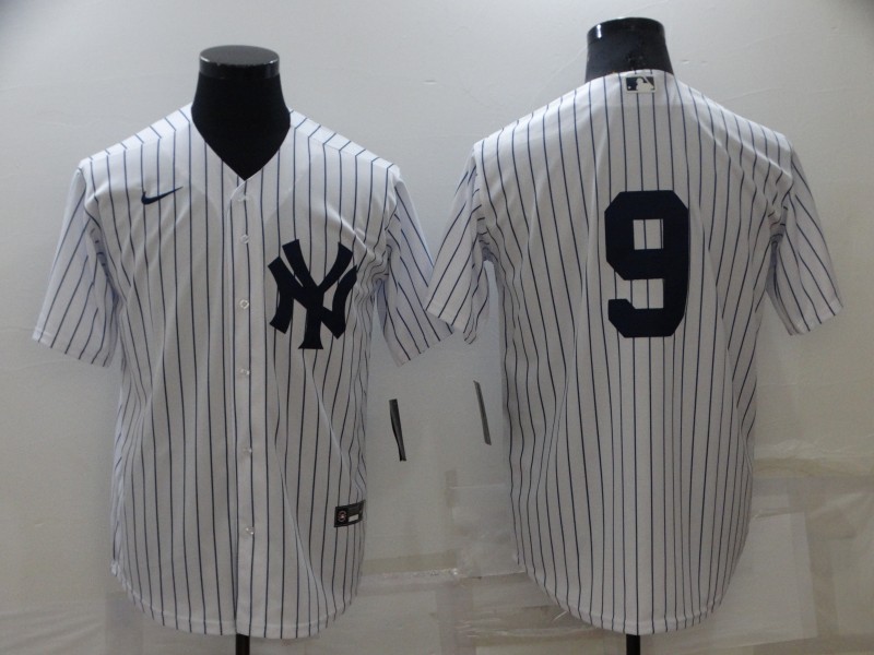 Men's New York Yankees #9 Roger Maris White Cool Base Stitched Baseball Jersey