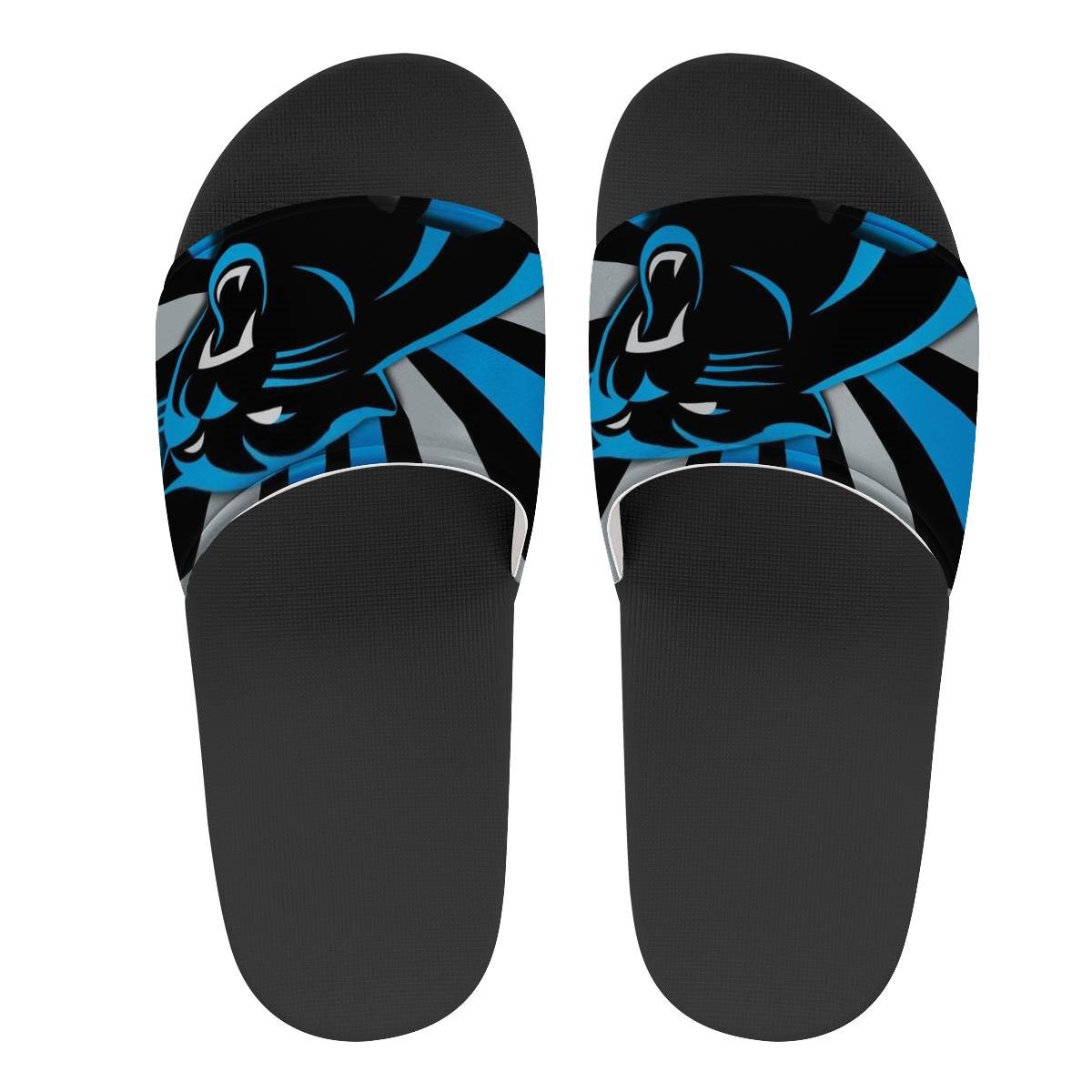 All Sizes Carolina Panthers Flip Flops 002