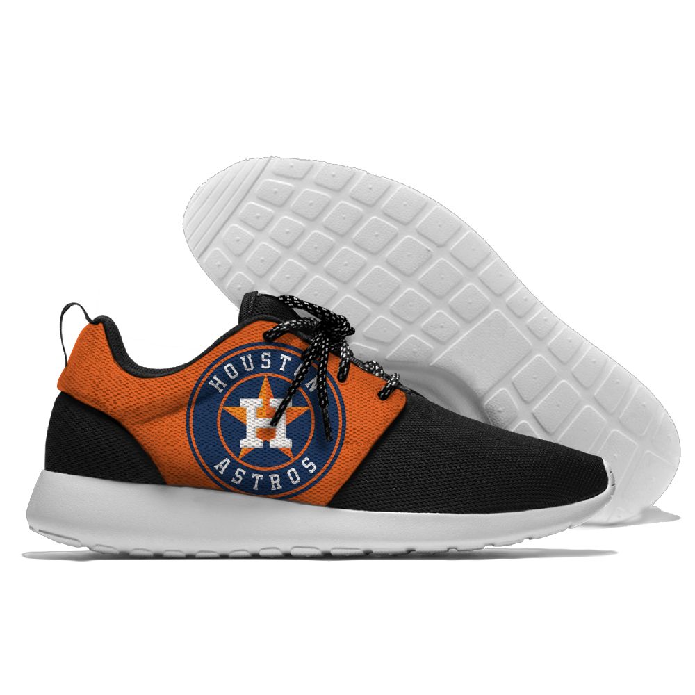 Men's Houston Astros Roshe Style Lightweight Running MLB Shoes 004