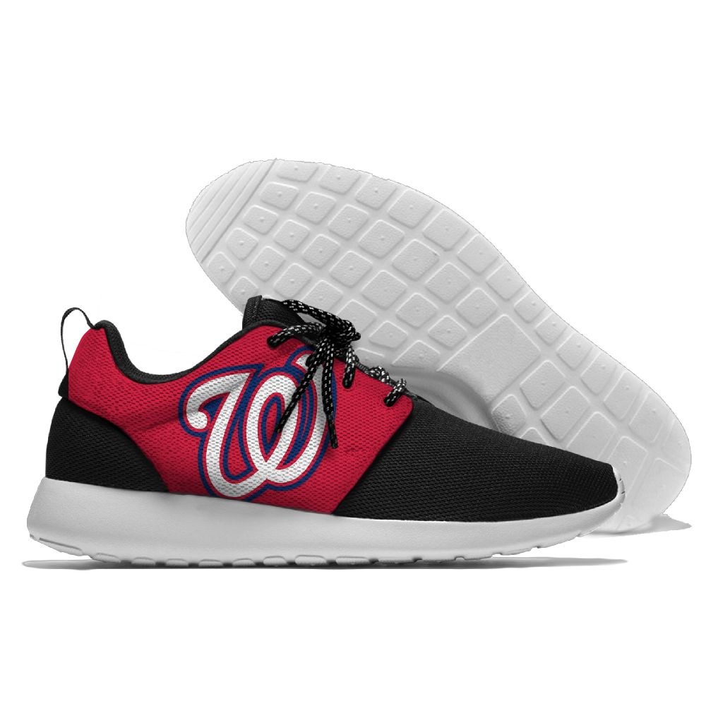 Men's Washington Nationals Roshe Style Lightweight Running MLB Shoes 004