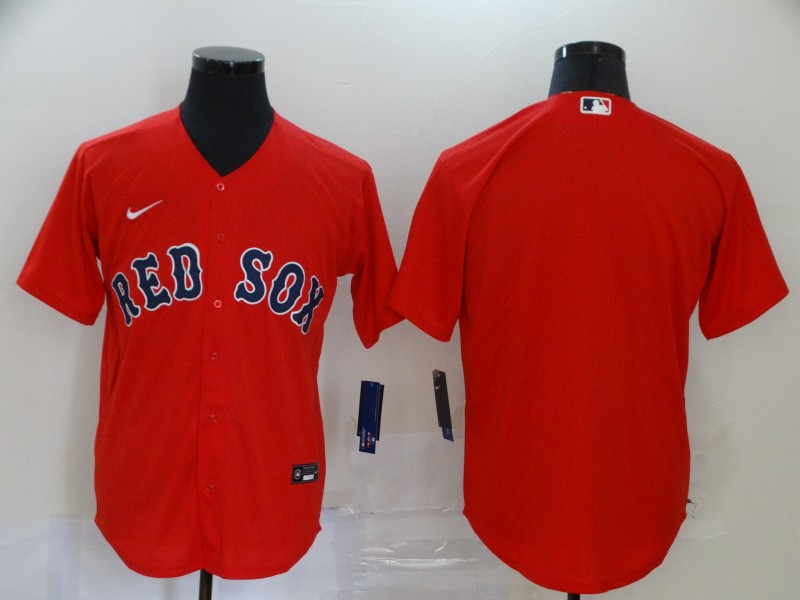 Men's Boston Red Sox Red Cool Base Stitched MLB Jersey