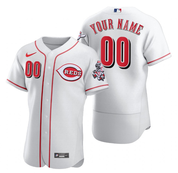 Men's Cincinnati Reds ACTIVE PLAYER Custom New White MLB Stitched Jersey
