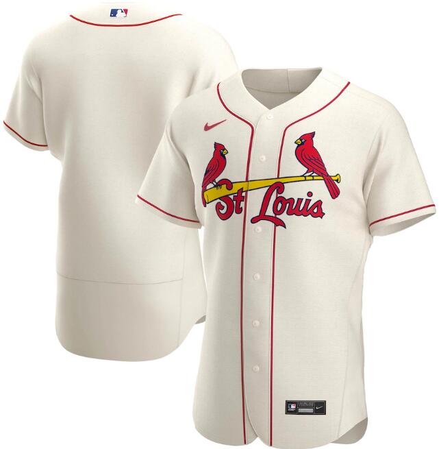 Men's St. Louis Cardinals Cream Flex Base Stitched MLB Jersey