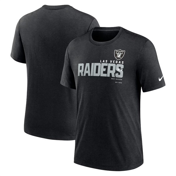 Men's Las Vegas Raiders Black 2024 Fan Limited T-Shirt （1pc Limited Each Order)