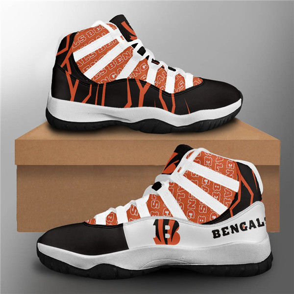 Men's Cincinnati Bengals Air Jordan 11 Sneakers 002