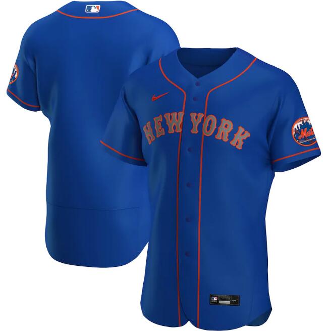 Men's New York Mets New Blue Flex Base Stitched MLB Jersey