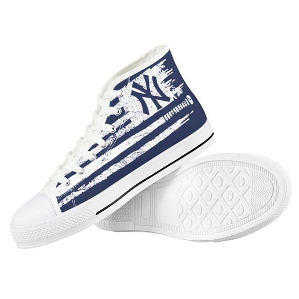 Women's MLB New York Yankees Lightweight Running Shoes 016