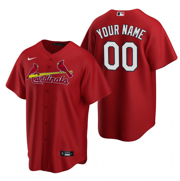 Men's St.Louis Cardinals ACTIVE PLAYER Custom Red Cool Base Stitched Jersey