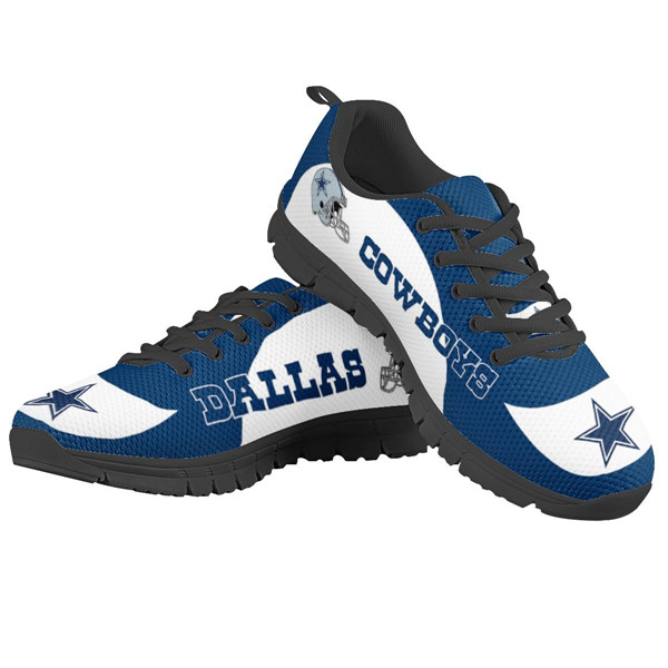Women's NFL Dallas Cowboys Lightweight Running Shoes 055