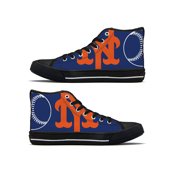 Women's MLB New York Mets Lightweight Running Shoes 006