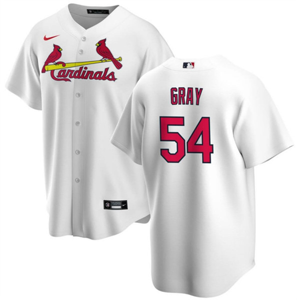 Men's St. Louis Cardinals #54 Sonny Gray White Cool Base Stitched Baseball Jersey
