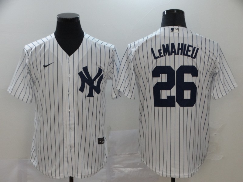Men's New York Yankees #26 DJ LeMahieu White Cool Base Stitched MLB Jersey [MLB_New ...