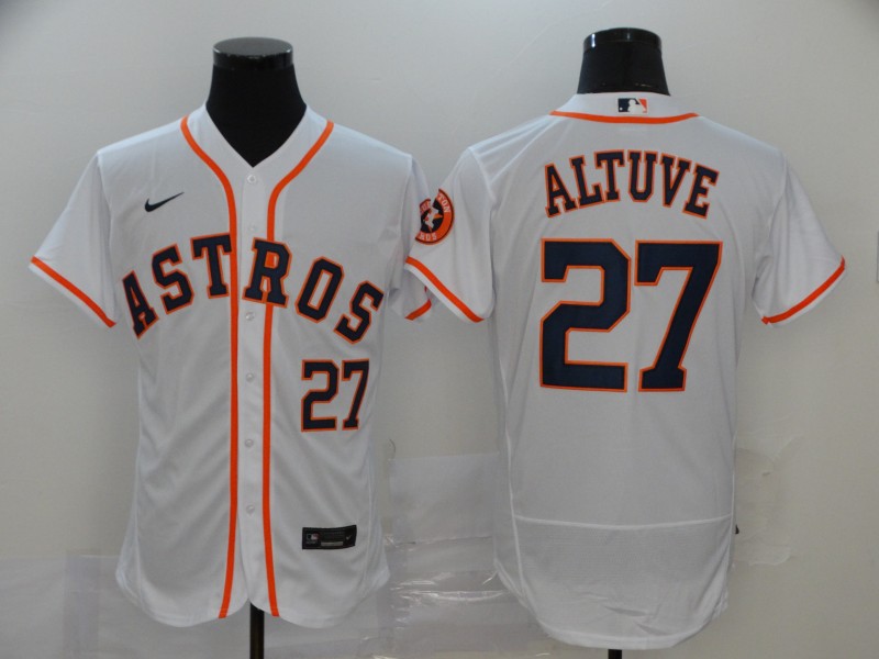 Men's Houston Astros #27 Jose Altuve Flex Base Stitched MLB Jersey