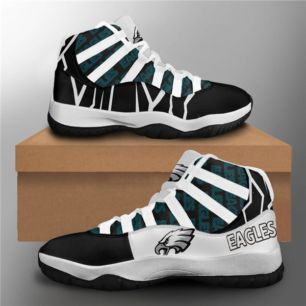 Men's Philadelphia Eagles Air Jordan 11 Sneakers 002