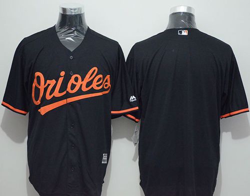 Orioles Blank Black New Cool Base Stitched MLB Jersey