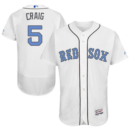 Red Sox #5 Allen Craig White Flexbase Authentic Collection 2016 Father's Day Stitched MLB Jersey