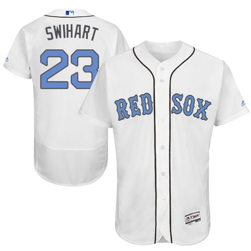 Red Sox #23 Blake Swihart White Flexbase Authentic Collection 2016 Father's Day Stitched MLB Jersey