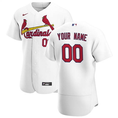 Men's St.Louis Cardinals Customized Authentic Stitched MLB Jersey