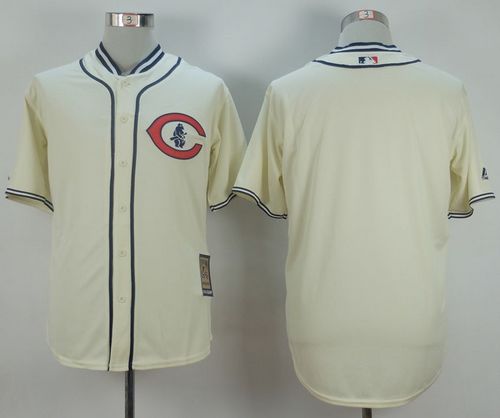Cubs Blank Cream 1929 Turn Back The Clock Stitched MLB Jersey