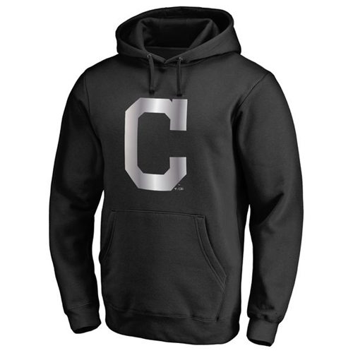 Cleveland Indians Platinum Collection Pullover Hoodie Black