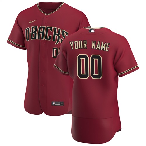 Men's Arizona Diamondbacks Customized Authentic Stitched MLB Jersey