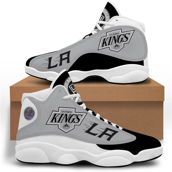 Women's Los Angeles Kings AJ13 Series High Top Leather Sneakers 001