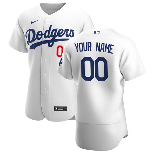 Men'sLos Angeles Dodgers ACTIVE PLAYER Custom Authentic Stitched MLB Jersey