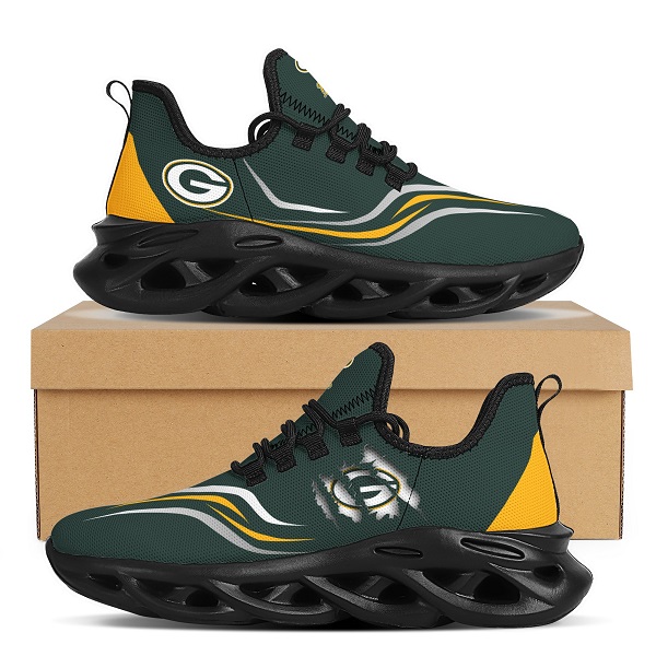 Women's Green Bay Packers Flex Control Sneakers 011