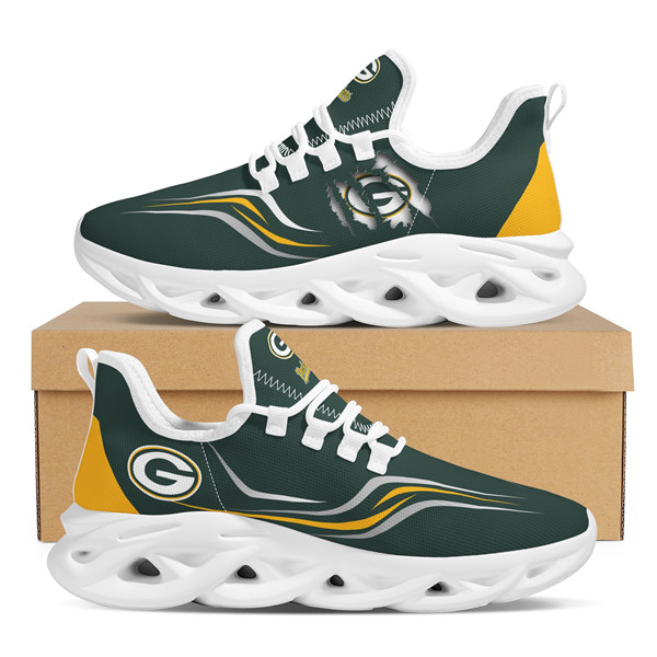 Women's Green Bay Packers Flex Control Sneakers 012